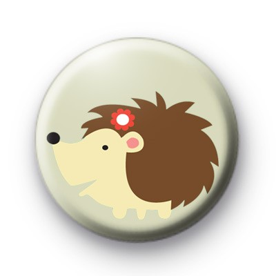 Hedgehog Button Badge