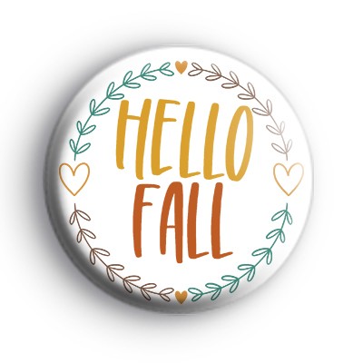 Hello Fall Seasonal Badge