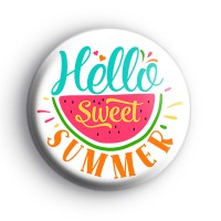 Hello Sweet Summer Badge
