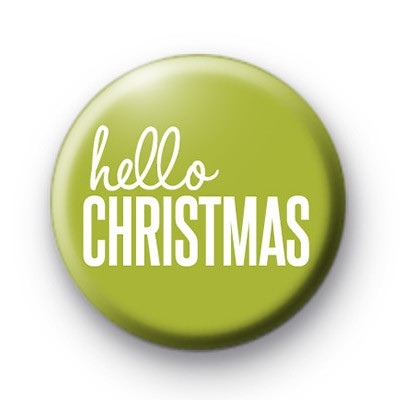 Hello Christmas Badges