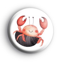 Hermit Crab Badge Button Badges
