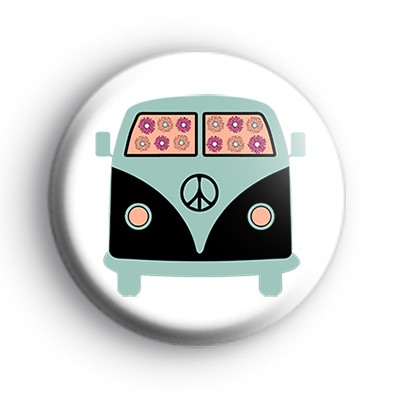 Cool Funky Campervan Badge