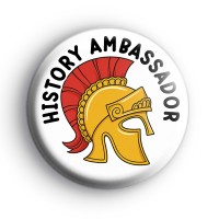 History Ambassador Roman Badge Button Badges