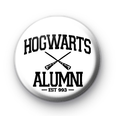 Hogwarts Alumni Button Badge