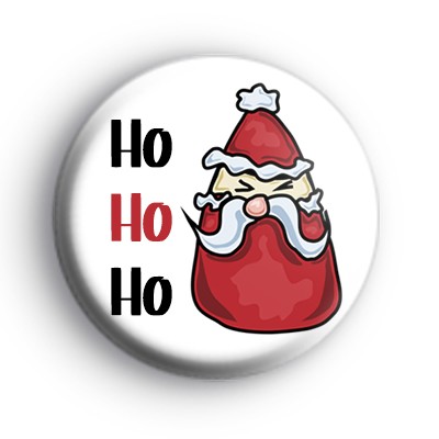 HO HO HO Santa Badge