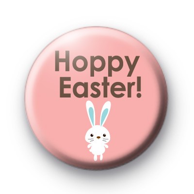 Hoppy Easter Button Badges