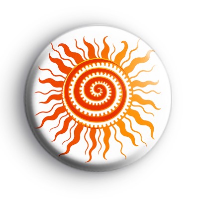 Hot Summer Sun Badge