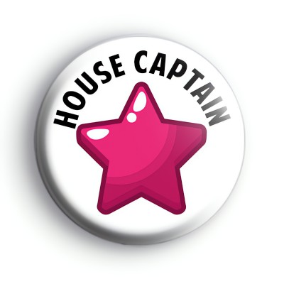 House Captain Pink Star Badge
