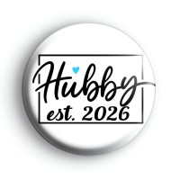 Custom Hubby Wedding Year Badges