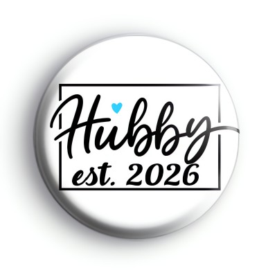 Custom Hubby Wedding Year Badges