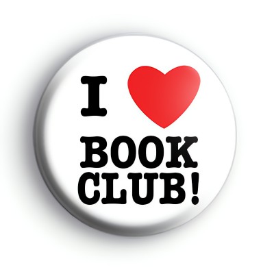 I Love Book Club Badge
