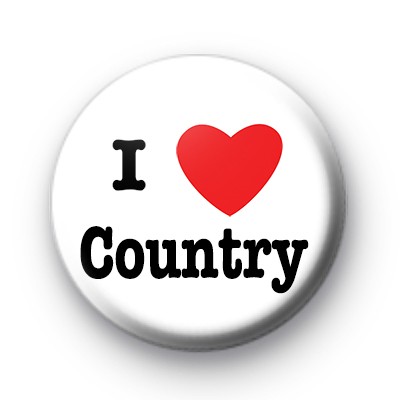 I Love Country Music badge