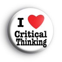 I Love Critical Thinking Badge