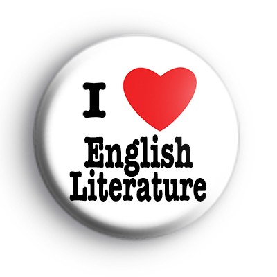 I Love English Literature Badge