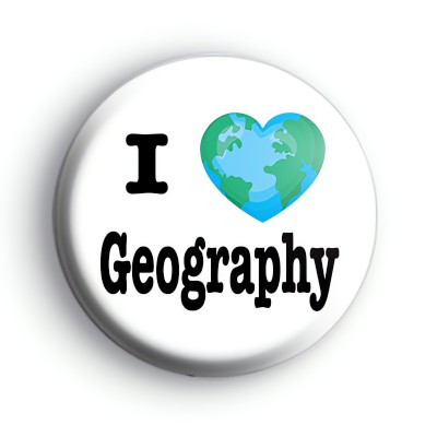 I Love Geography Earth Badge