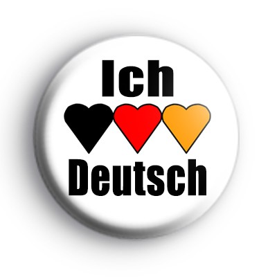 Ich Heart Deutsch Badge