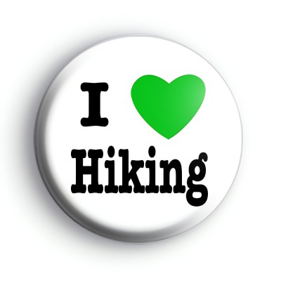 I Love Hiking Badge