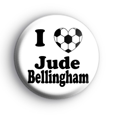 I Love Jude Bellingham Button Badge