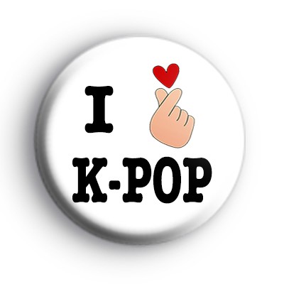 I Love KPOP Badge