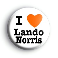 I Love Lando Norris Badge