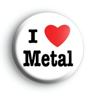 I Love Metal Music Badge