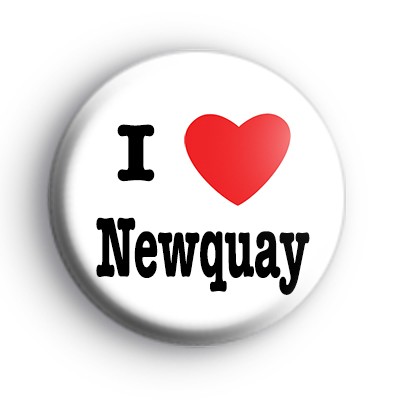 I Love Newquay Badge