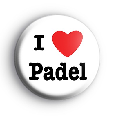 I Love Padel Badge
