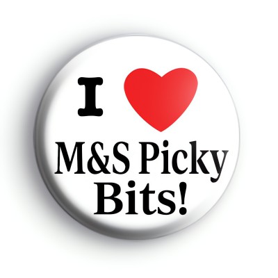 I Love M&S Picky Bits Badge