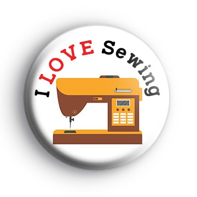 I Love Sewing Badge