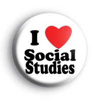 I Love Social Studies Badge