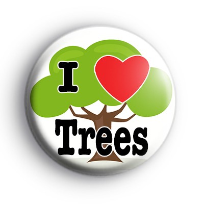 I Love Trees Eco Badge
