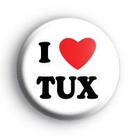 I Love TUX Badge