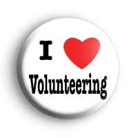 I Love Volunteering Badge