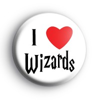 I Love Wizards Badge