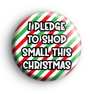I Pledge To Shop Small This Christmas Badge
