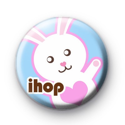 iHop Easter Bunny Button Badges