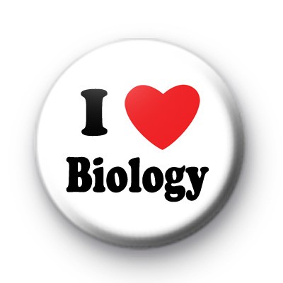 I Love Biology Badge