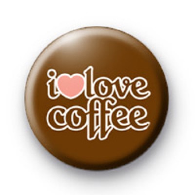 I Love Coffee Custom badge