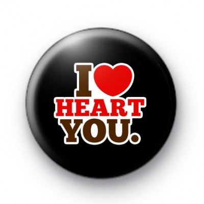 I Love Heart You Badge