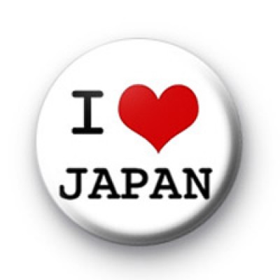 I Love Japan Badge