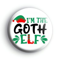 Im The Goth Elf Badge