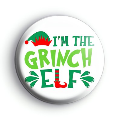 Im The Grinch Elf Badge