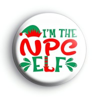 Im The NPC Elf Badge Button Badges