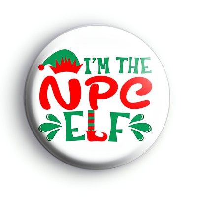 Im The NPC Elf Badge