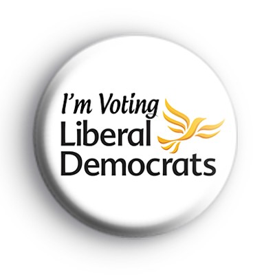 Im Voting Liberal Democrats Election Badge
