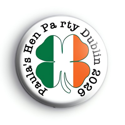Irish Themed Hen Party Badge