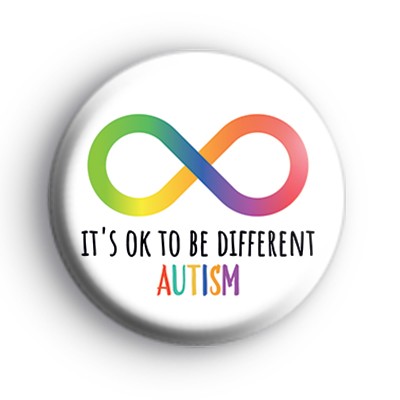 Autism Pride Infinity Symbol Badge