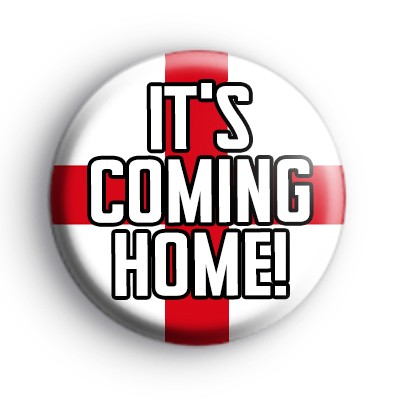 Its Coming Home England Football Badge