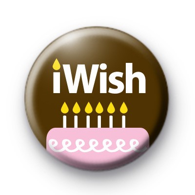 iWish Birthday Cake Badges