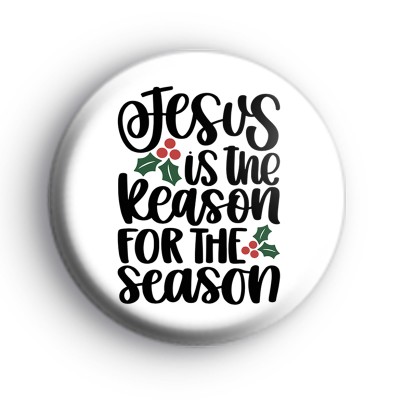 Traditional Christmas Message Badge